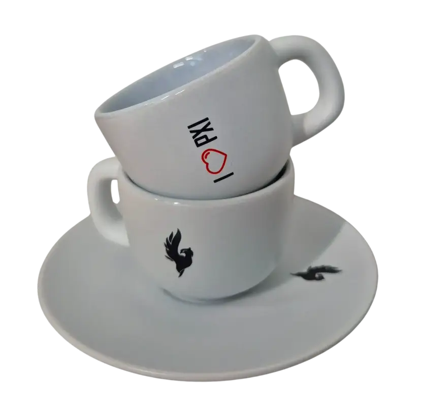 Sada šálok na espresso 2 ks