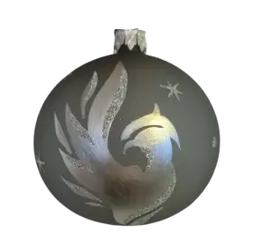 Vianočné gule Phoenix – ručne maľované 1 ks